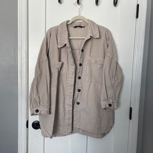 Oversized Corduroy shirt Jacket
